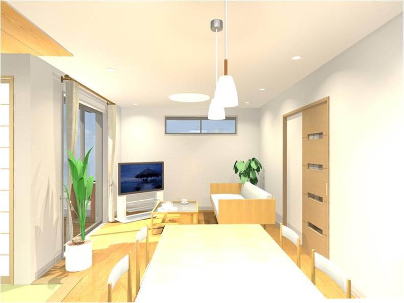 Building plan example (Perth ・ Introspection). Building plan example building price 30 million yen, Building area 97.39 sq m