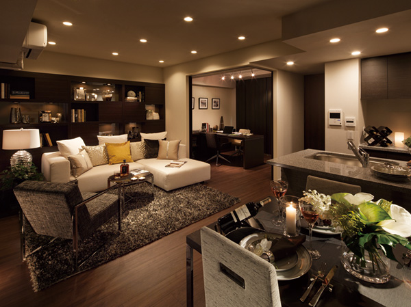 Living.  [living ・ dining] Western-style 3 Living ・ You can also use by connecting to the dining.