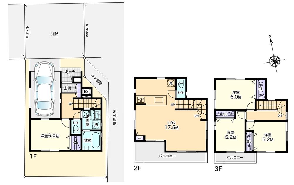 Other building plan example. Building plan example (B No. land)
