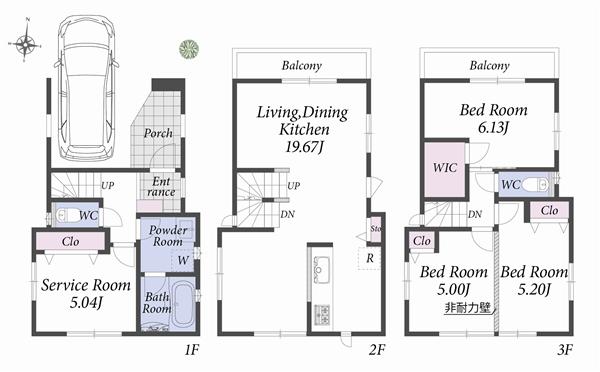 Floor plan B Building