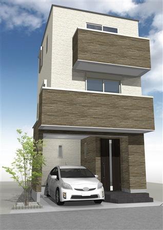 Building plan example (Perth ・ appearance). Reference Plan Rendering 12.8 million yen ・ 89.6 sq m  ・ A Building