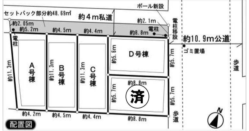 The entire compartment Figure. All five buildings is a sale