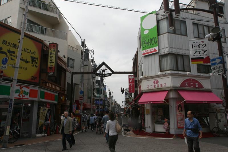 Streets around. Motosumiyoshi mall