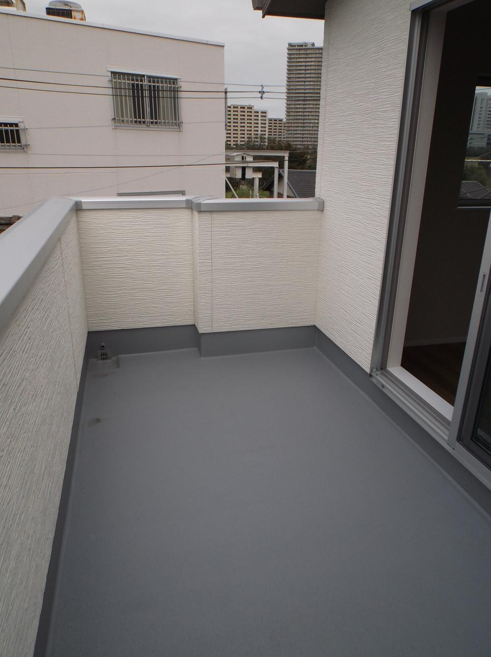 Balcony. Spacious balcony A Building