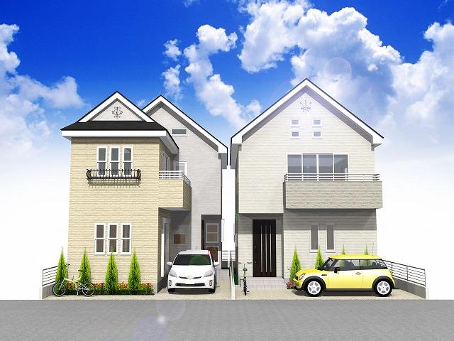 Rendering (appearance). (Building 2 ・ Right) Rendering