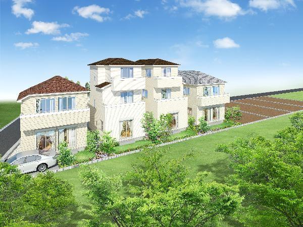 Rendering (appearance). Figure - Rendering (appearance) Rendering Perth: two buildings from the left: B Building