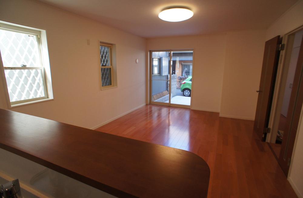 Living. Shooting from the kitchen