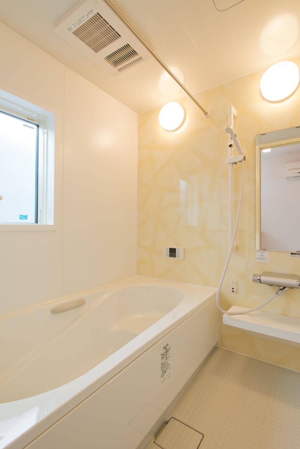 Bathroom. Model house State of the second floor bathroom