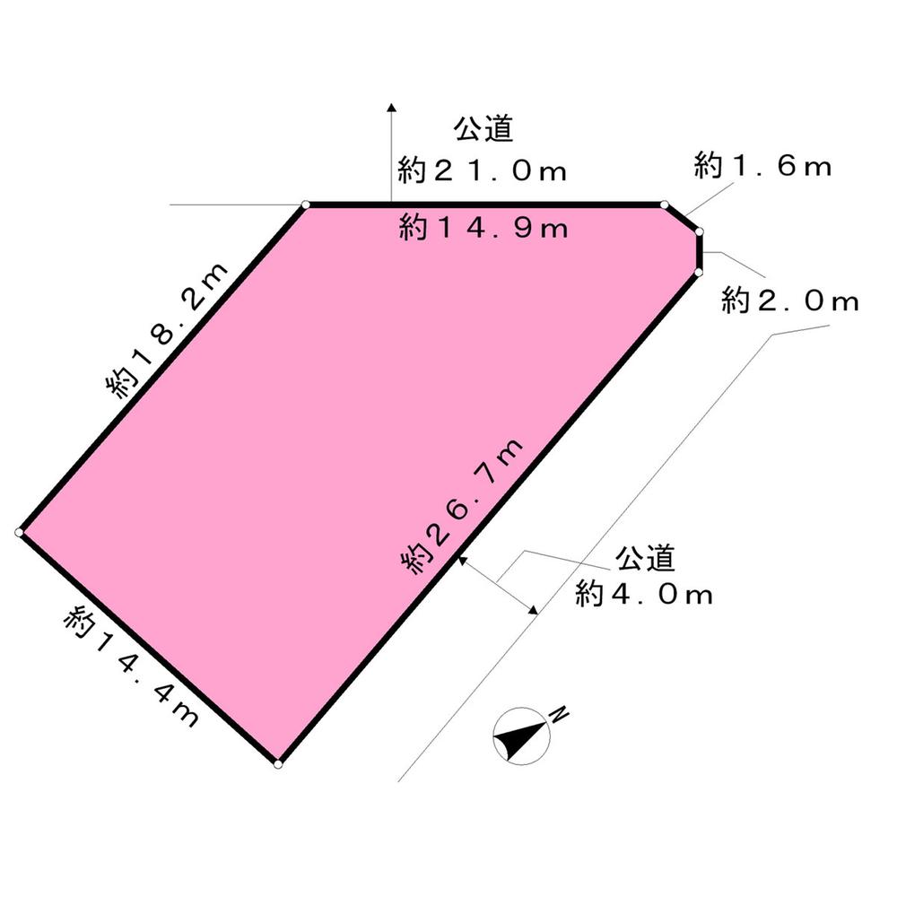 Compartment figure. Land price 115 million yen, Land area 343.28 sq m