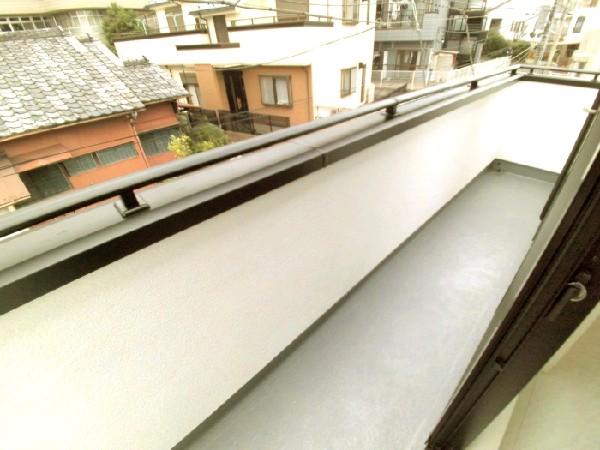 Balcony. Wide balcony