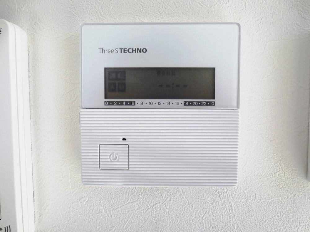 Cooling and heating ・ Air conditioning. living ・ dining, Floor heating is natural! Kitchen interior of floor heating'm a mom.