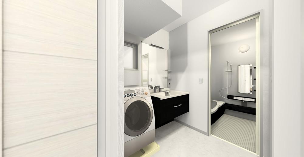 Wash basin, toilet. Image Perth