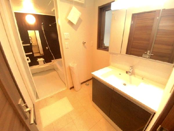 Wash basin, toilet. Shampoo dresser