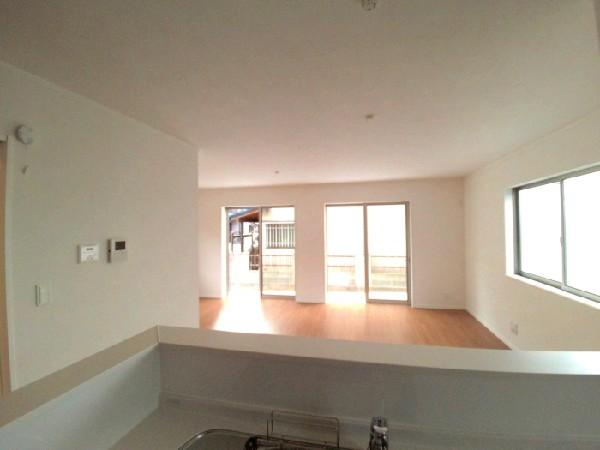 Living. The view from the kitchen