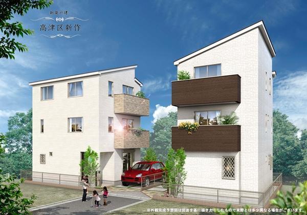 Rendering (appearance). 12 end of the month scheduled for completion! Details such as a quiet residential area facilities and floor plan well-equipped child-rearing environment, please contact the person in charge.