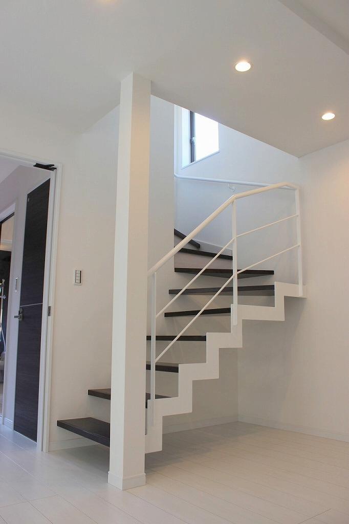 Other introspection. Stairway to modern second floor