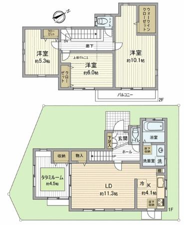Floor plan. Rendering