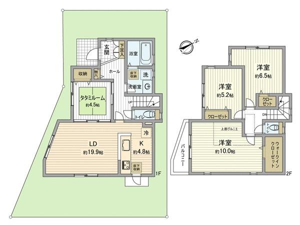 Floor plan. Rendering
