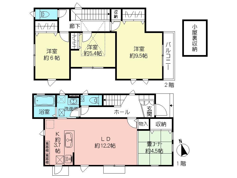 Floor plan. Kaji until the valley Tokyu Store 240m