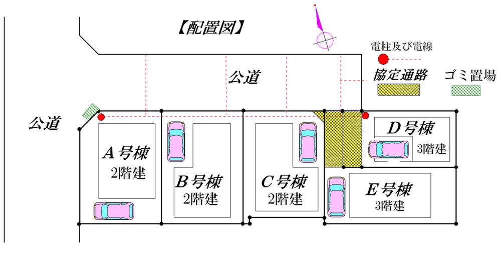 The entire compartment Figure. Musashi-Shinjo walk 13 minutes Kawasaki Takatsu-ku, a thousand years Newly built detached housing all five buildings Compartment Figure