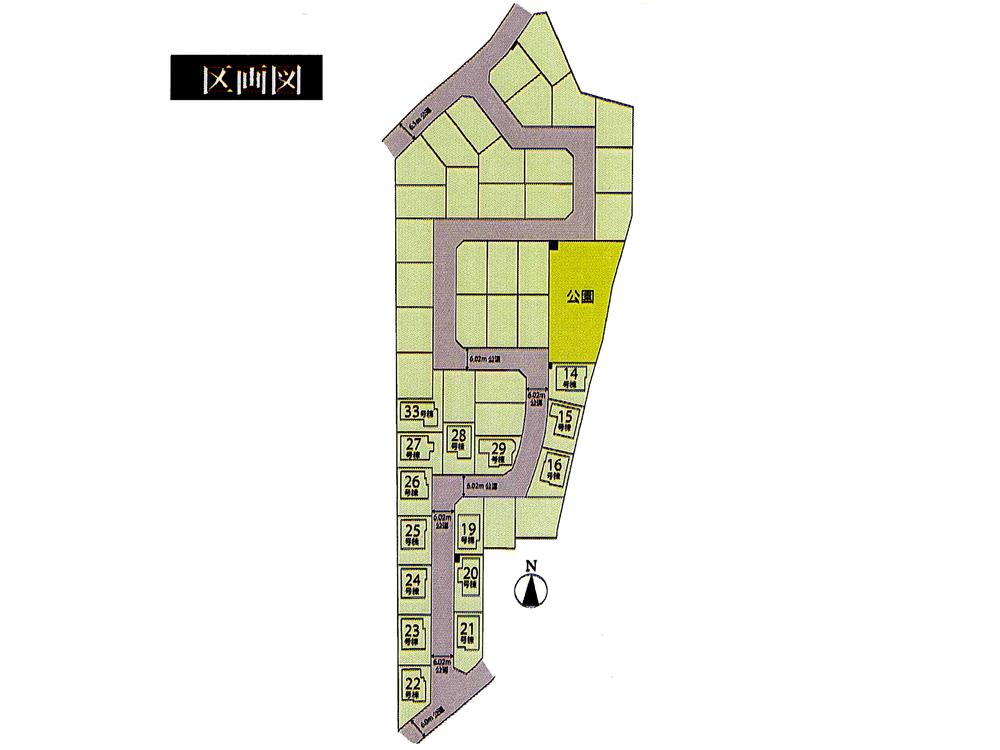 The entire compartment Figure. It is a large subdivision of all 46 compartments. All houses facing south with sunny!