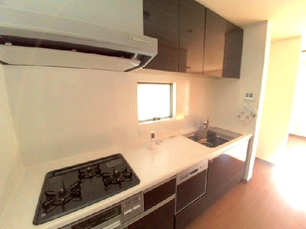 Kitchen. Dishwasher with a system Kitchen