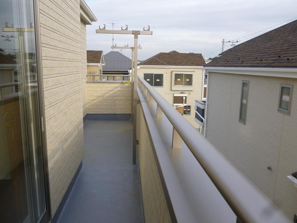 Balcony. Wide balcony