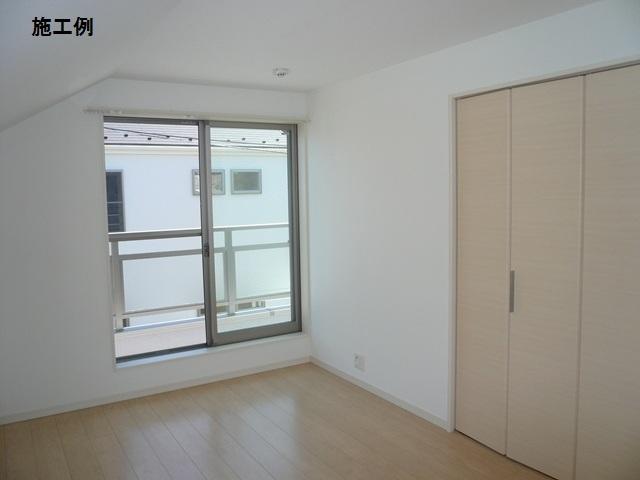 Non-living room. Example of construction. Regard Western-style, Securing more than 6 quires all rooms, Study desk and upright piano for children ・ Bet, such as is also possible to arrange.