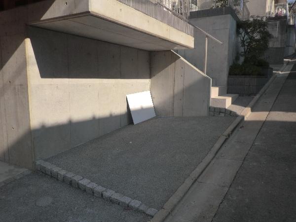 Parking lot. Bicycle space