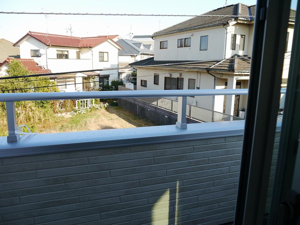 Balcony. Sunny. With clothes hook