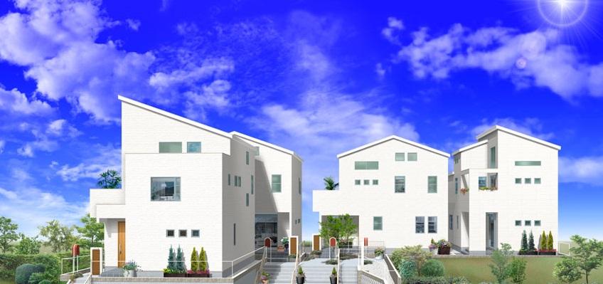 Rendering (appearance). Simple appearance, Newly built single-family insistence using natural materials!