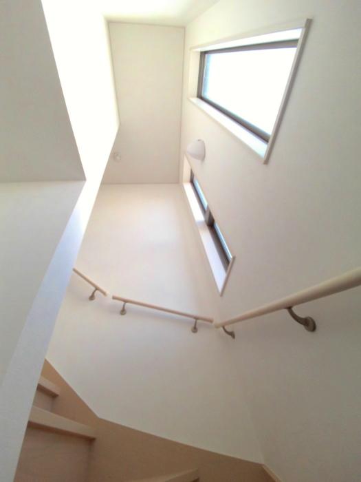 Other introspection. Stairs top of the atrium (8 Building)