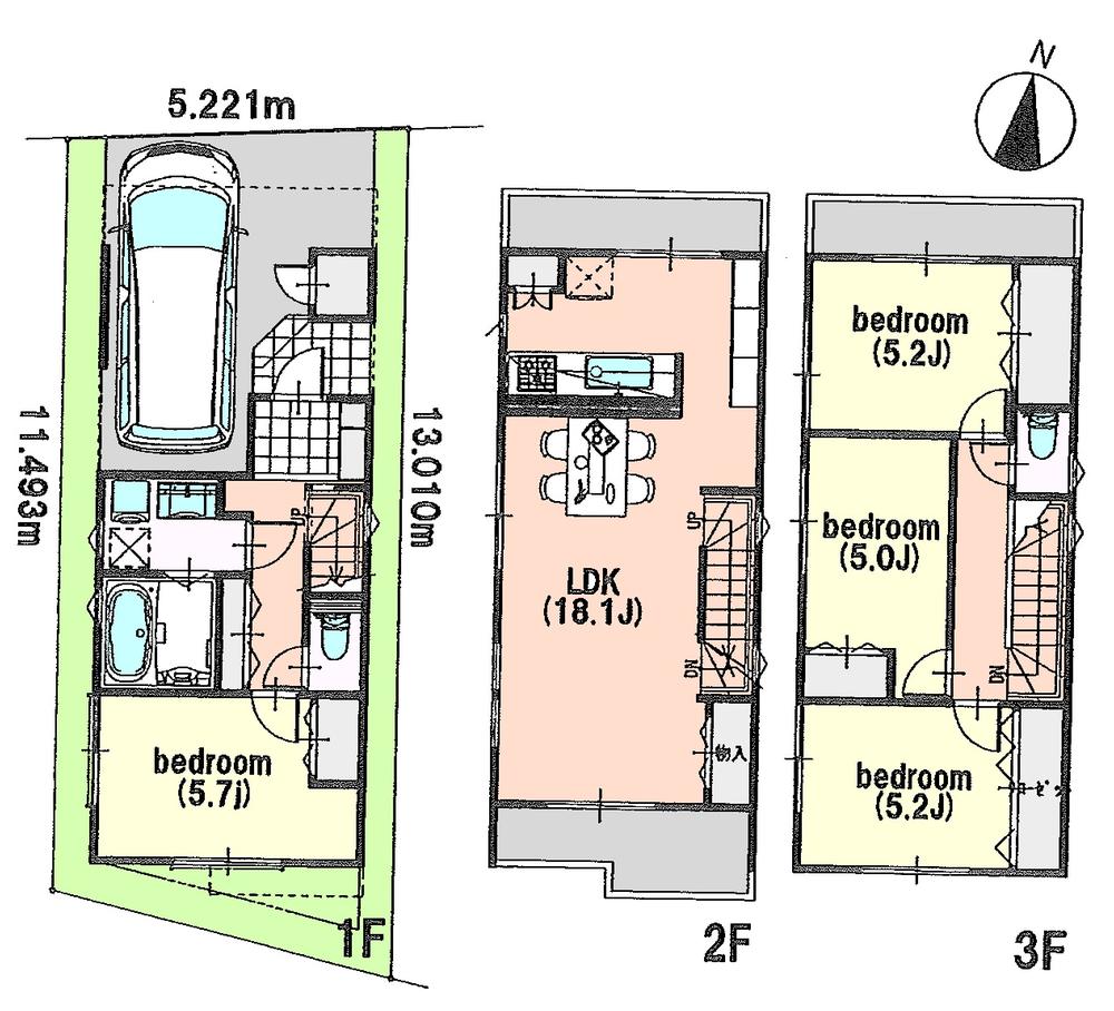 Other building plan example. Building plan example (A section)