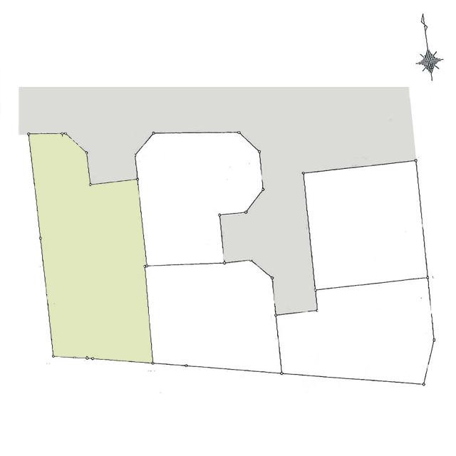 Compartment figure. Land price 24.5 million yen, Land area 233.14 sq m