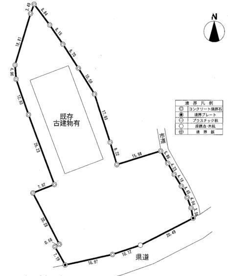 Compartment figure. Land price 61,500,000 yen, Land area 2520.54 sq m