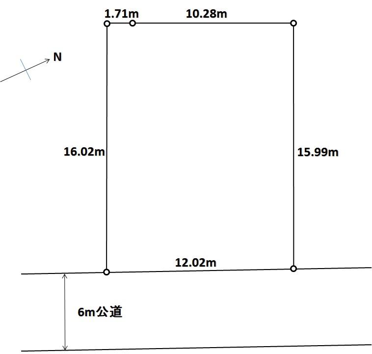 Compartment figure. Land price 8.6 million yen, Land area 192.16 sq m