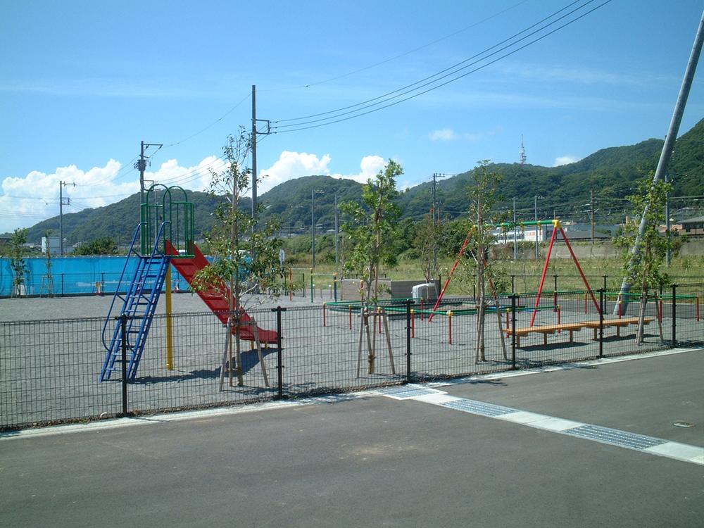 park. Park in the subdivision