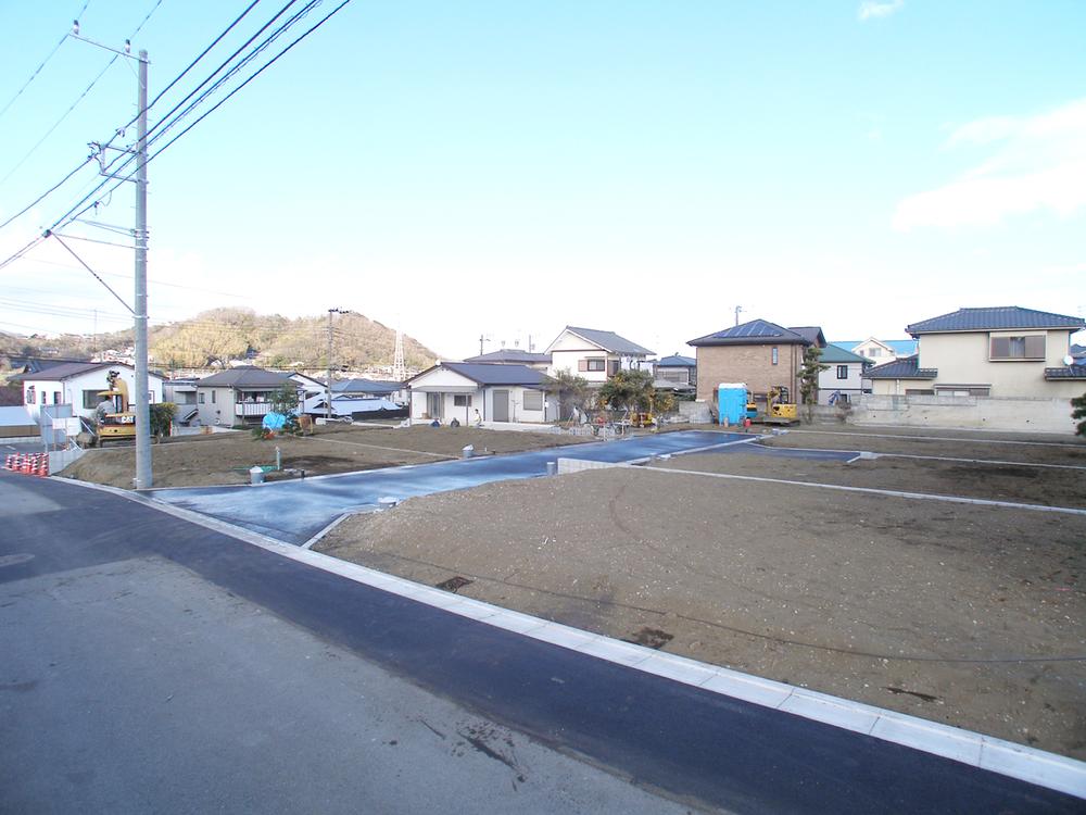 Local photos, including front road. Local Photos During construction