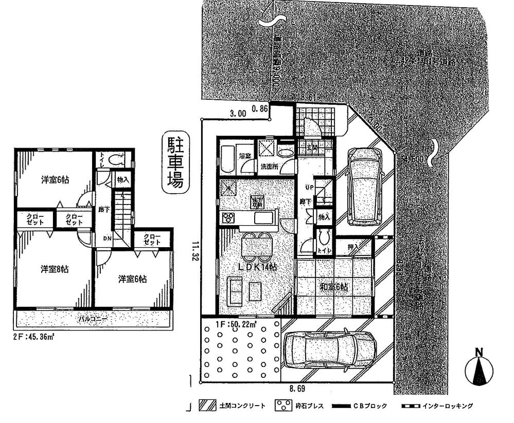 Floor plan. 24,800,000 yen, 4LDK, Land area 100.3 sq m , Building area 95.58 sq m