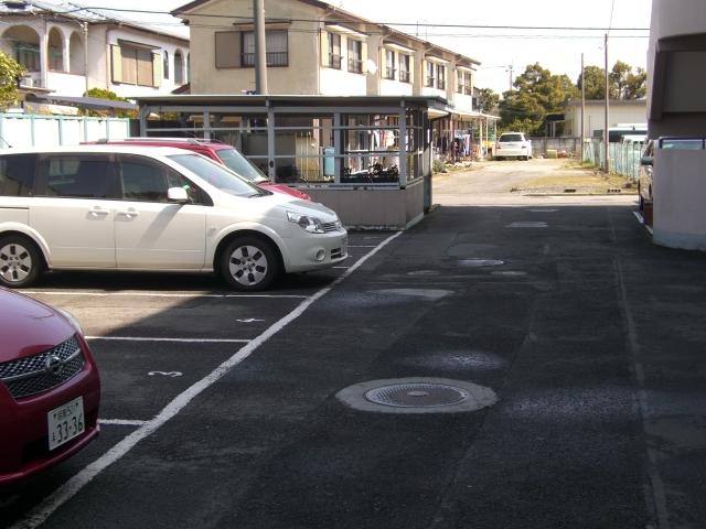 Parking lot. Common areas