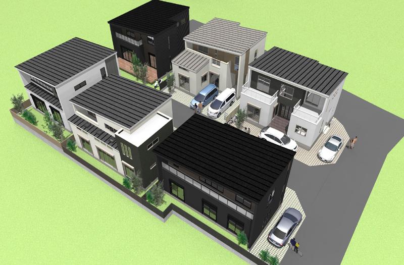 Building plan example (Perth ・ appearance). Local image Perth