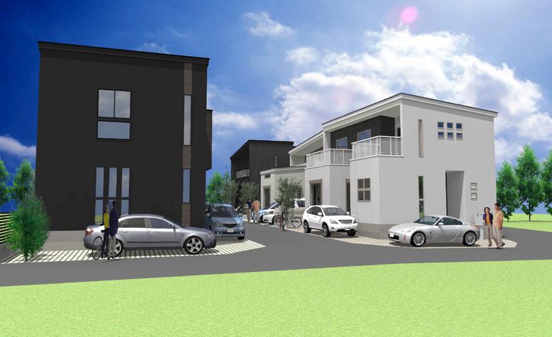 Building plan example (Perth ・ appearance). Local image Perth