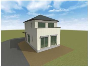 Building plan example (Perth ・ appearance).  [Building body price] 22,030,000 yen (tax included) (building body ・ Outdoor water supply and drainage including construction) 1 floor area 54.90 sq m 2 floor area 48.84 sq m total floor area of ​​103.74 sq m (31.38 square meters)