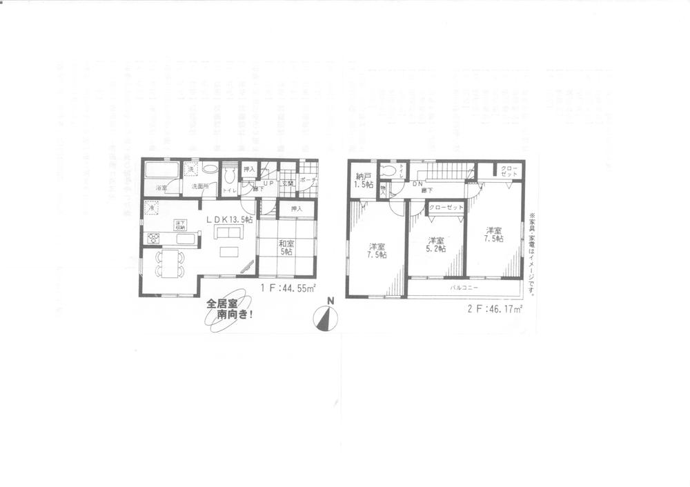 Floor plan. 27,800,000 yen, 4LDK + S (storeroom), Land area 115.52 sq m , Building area 90.72 sq m