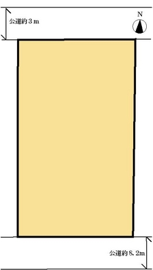 Compartment figure. Land price 23 million yen, Land area 154.54 sq m compartment view