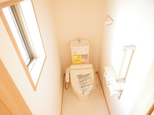 Toilet. Toilet is with a bidet ☆