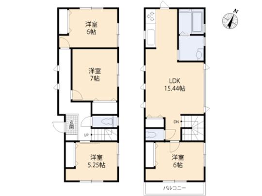 Floor plan. 29,800,000 yen, 4LDK, Land area 98.72 sq m , Building area 94.81 sq m floor plan