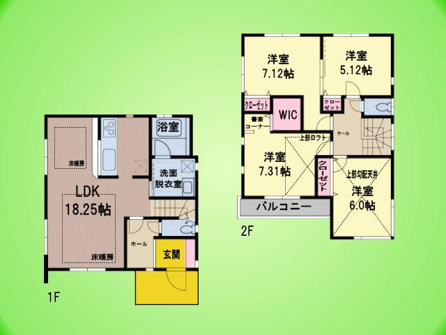 Floor plan. (B Building), Price 34,650,000 yen, 4LDK, Land area 100.76 sq m , Building area 99.02 sq m