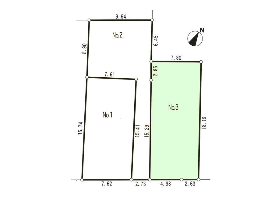 Compartment figure. Land price 33,800,000 yen, Land area 138.62 sq m
