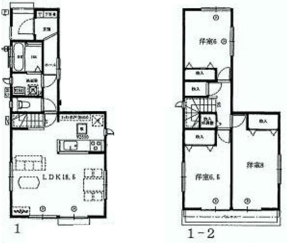 Floor plan. (1), Price 31,200,000 yen, 3LDK, Land area 97.61 sq m , Building area 91.9 sq m